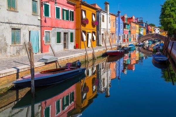 houses of Burano Instagram spot of Venice