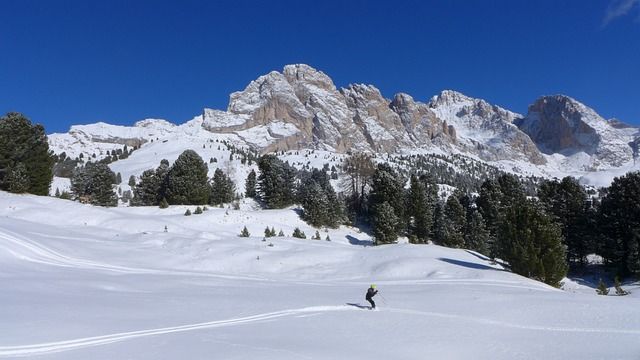 dolomites from venice by train or bus - https://pixabay.com/it/photos/sciare-dolomites-dolomiti-neve-2126476/