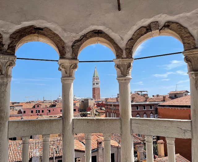 spiral stairway venice