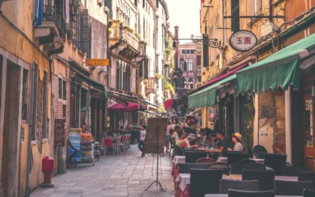 venice tips - https://www.pexels.com/photo/people-on-the-street-in-venice-13548735/