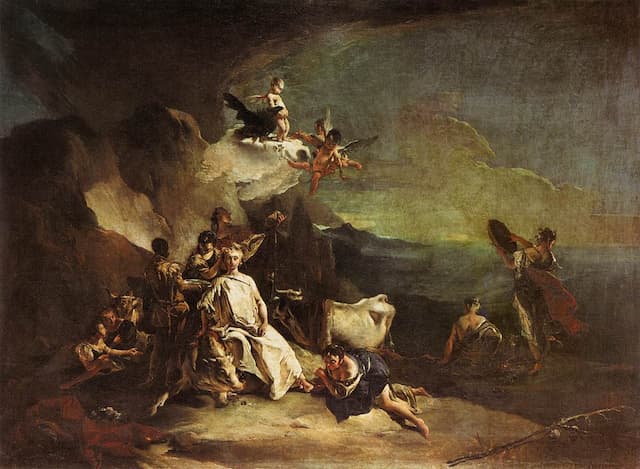 The rape of Europe by Tiepolo https://it.wikipedia.org/wiki/Ratto_di_Europa_(Giambattista_Tiepolo)#/media/File:Giovanni_Battista_Tiepolo_-_The_Rape_of_Europa_-_WGA22253.jpg