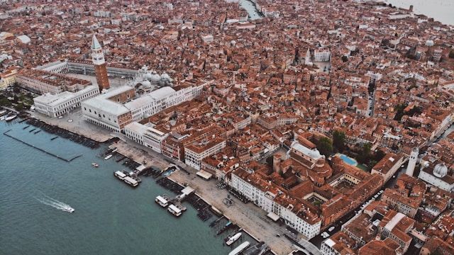 Venice to Rome by Plane