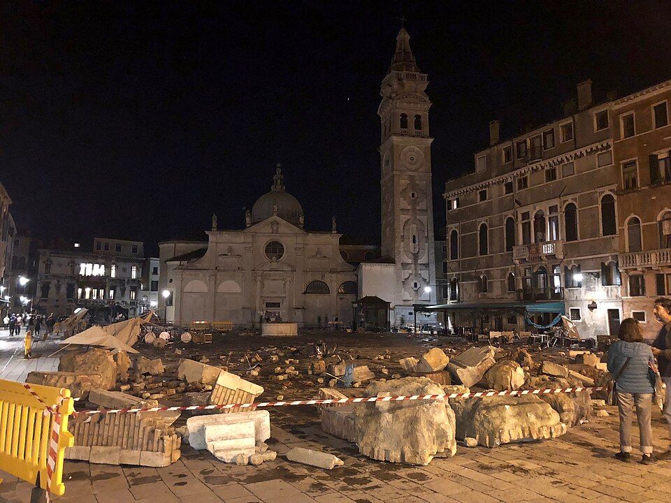 Spiderman Far From Home in Venice location set