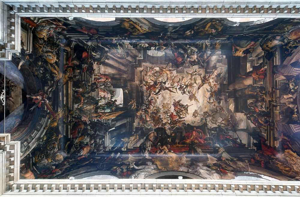 Ceiling of the Church of San Pantalon Venice