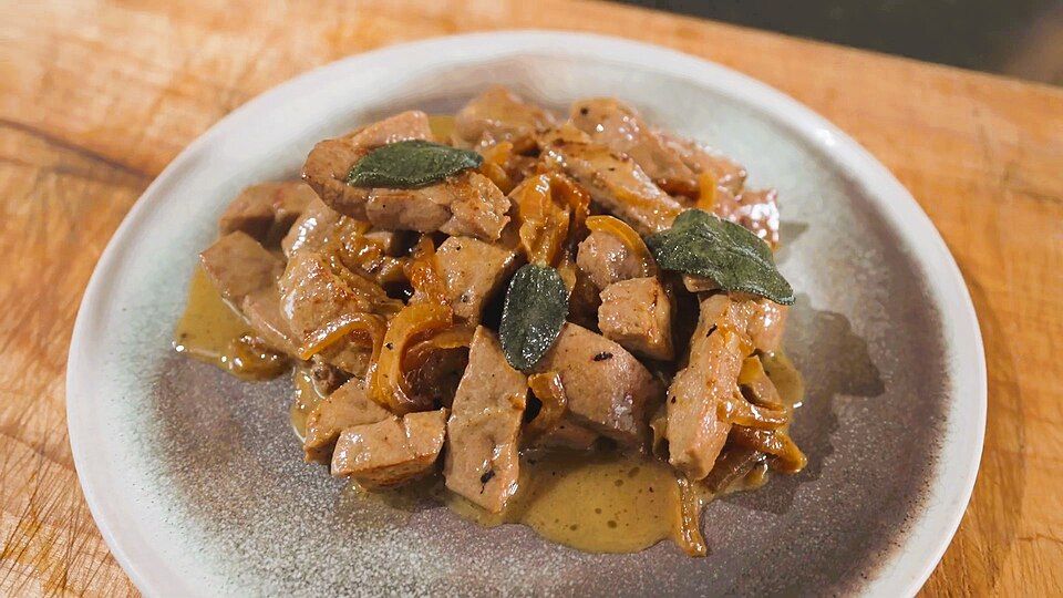 Venetian style liver recipe