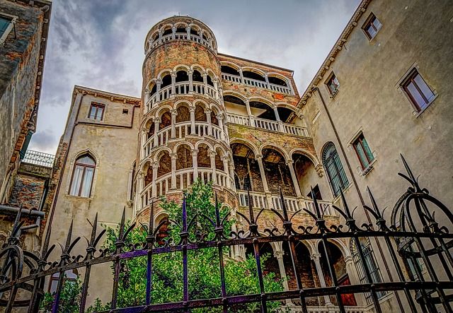 Scala Contarini del Bovolo, the famous Spiral Staircase of Venice