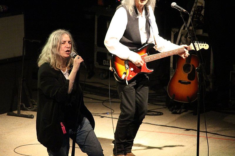 Patti Smith at the Teatro Malibran in Venice on December 14, 2023