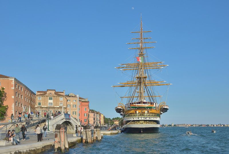 Ship Amerigo Vespucci in Venice Italy 2025: the details!
